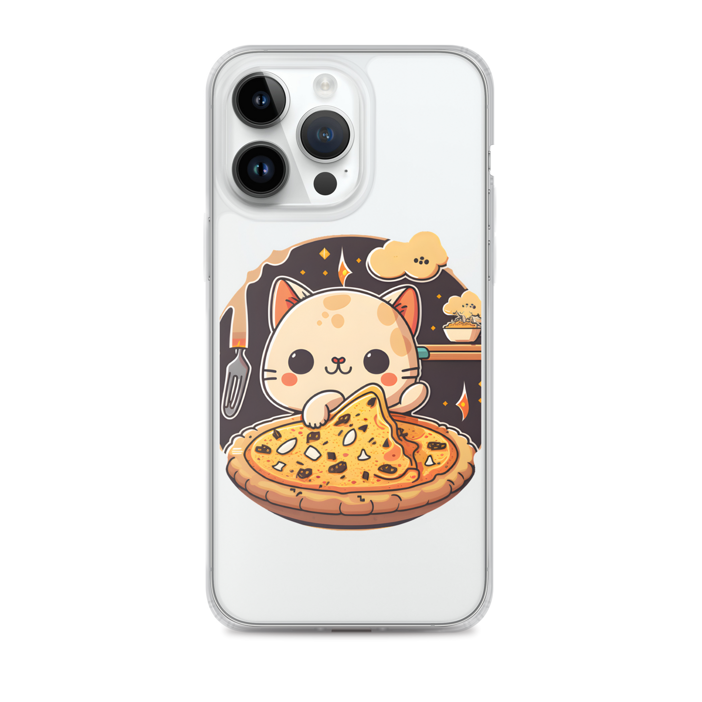 Kawaii kitty Clear Case for iPhone®