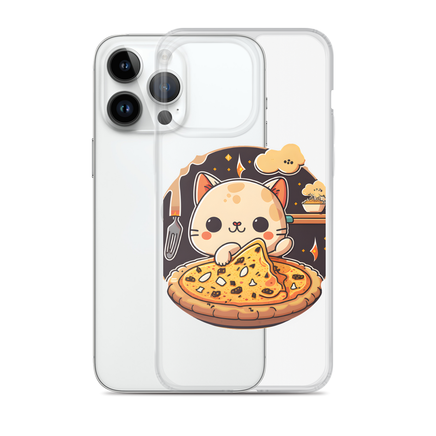 Kawaii kitty Clear Case for iPhone®