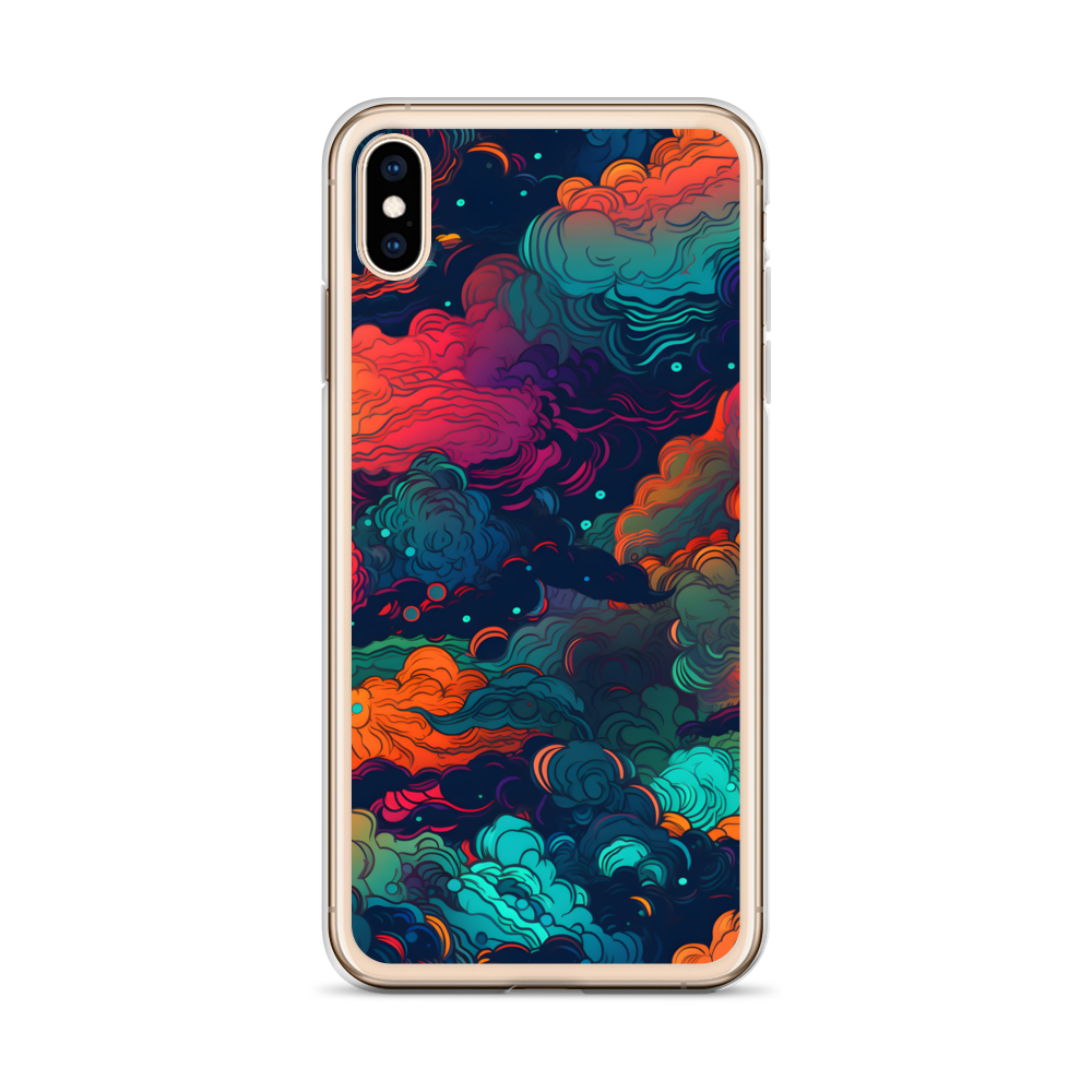 Abstract Neon Cloud Night Clear Case for iPhone®