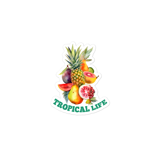 Tropical Life Bubble-free stickers