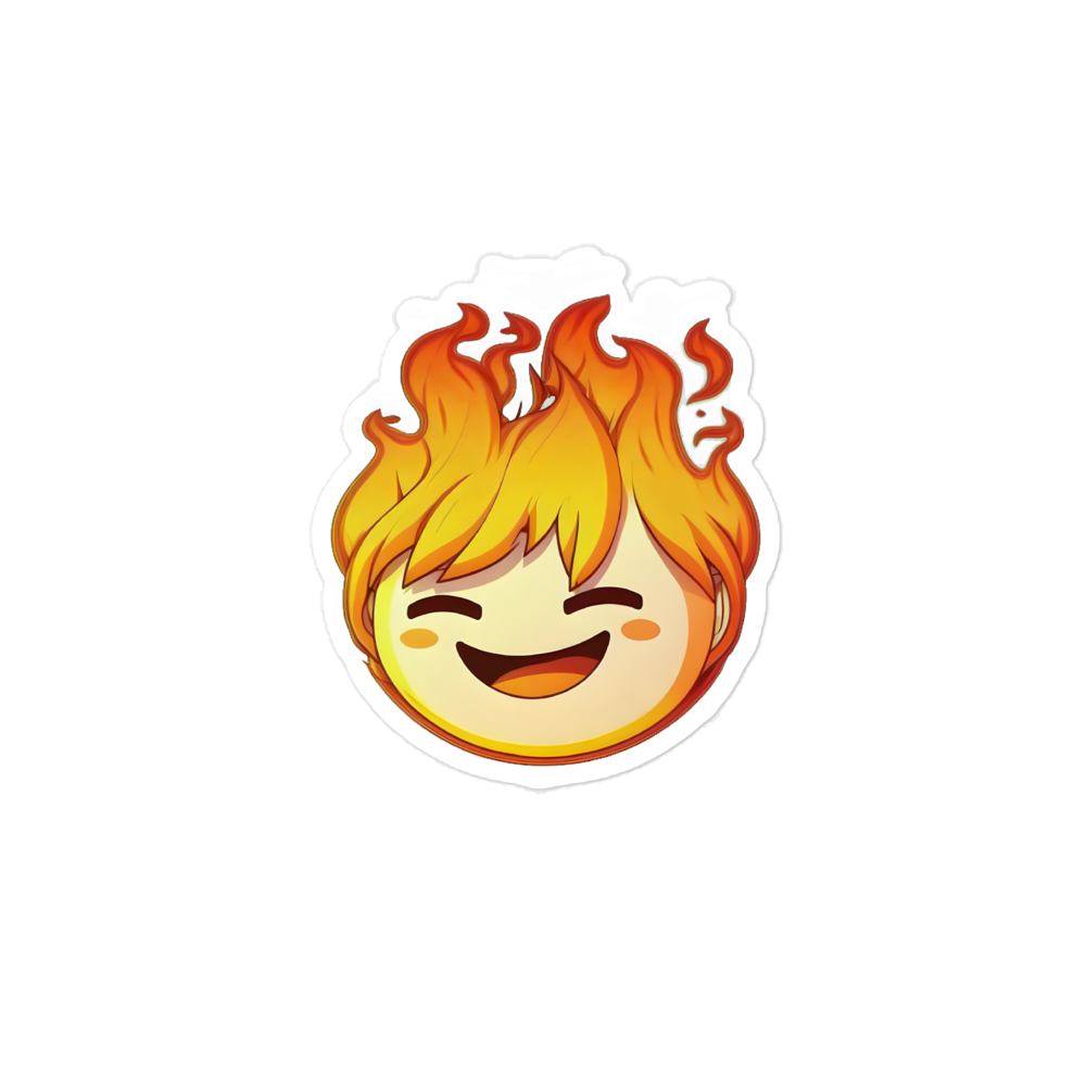 Cool Flame Emoji stickers