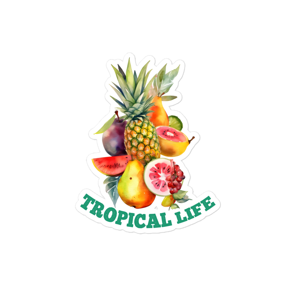 Tropical Life Bubble-free stickers