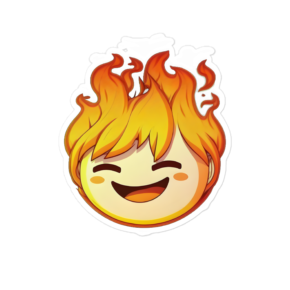 Cool Flame Emoji stickers