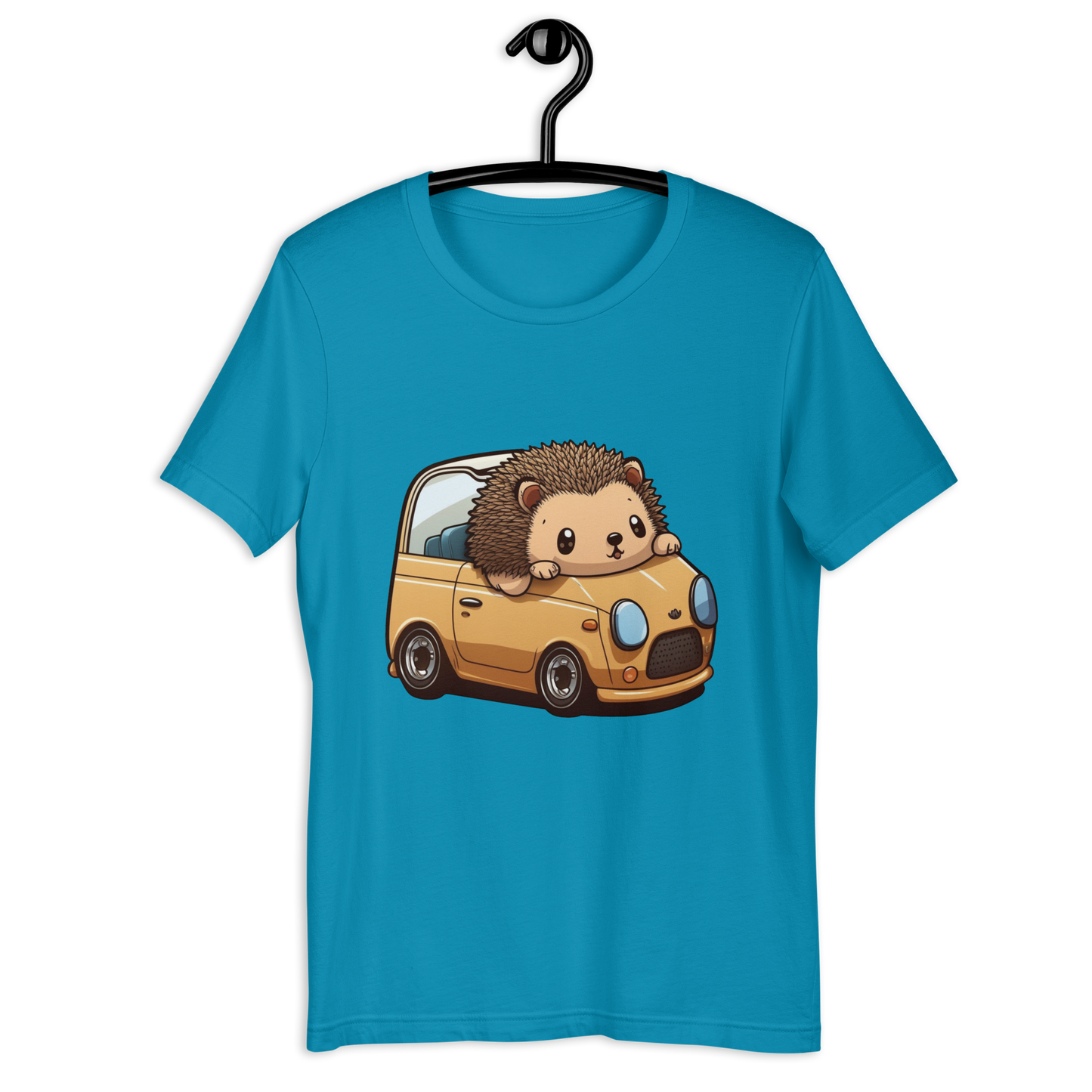 Hedgehog Rider cute Unisex t-shirt