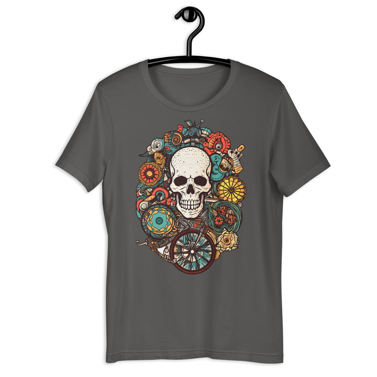 Cycle of life Skull Abstract Unisex t-shirt