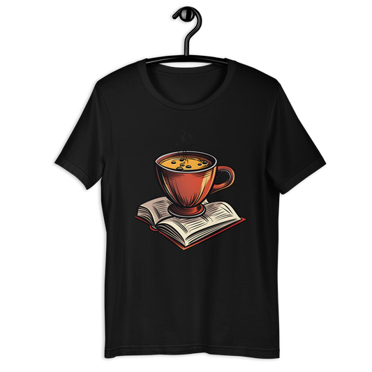 Coffee Book Time Unisex t-shirt