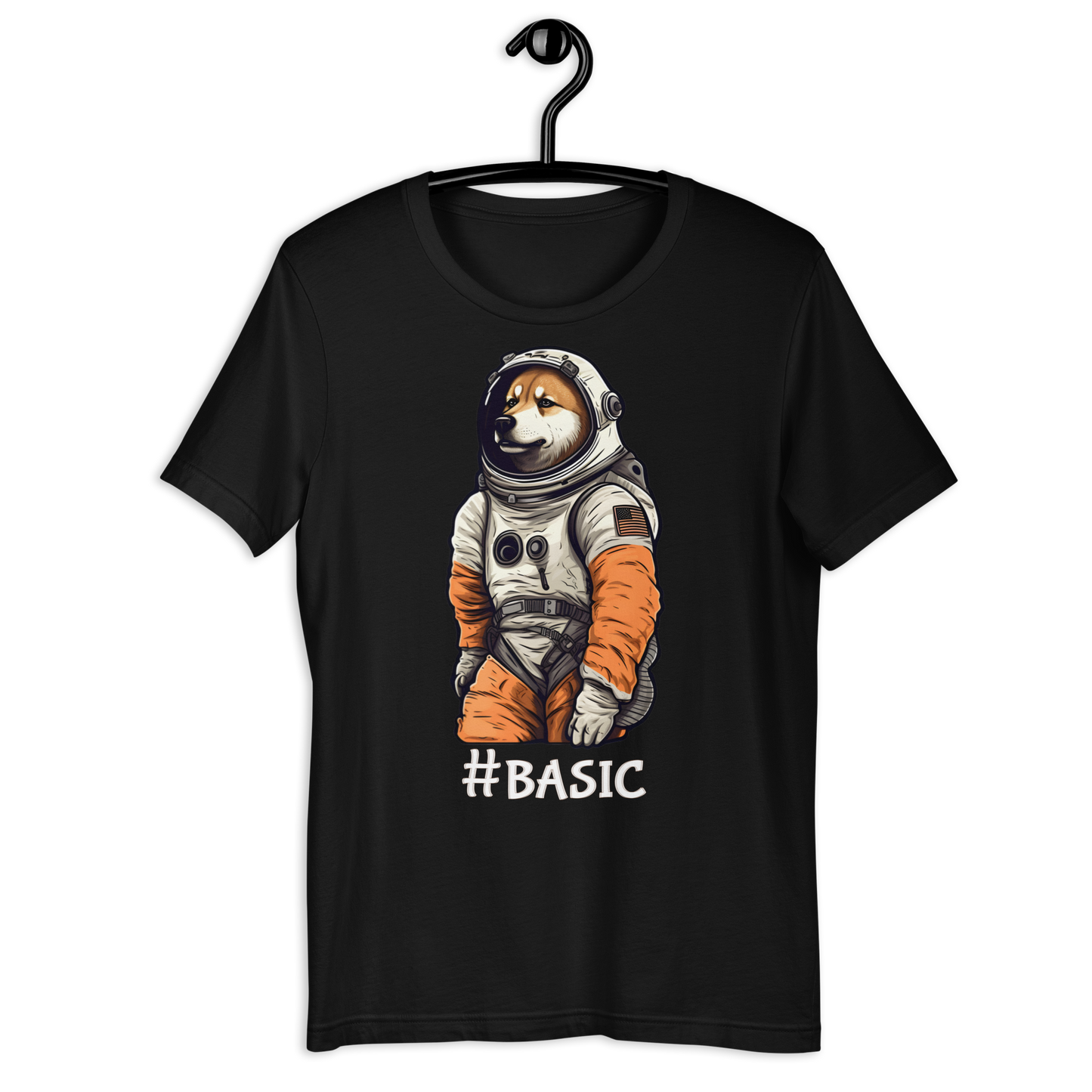 Basic Dog astronaut Unisex t-shirt