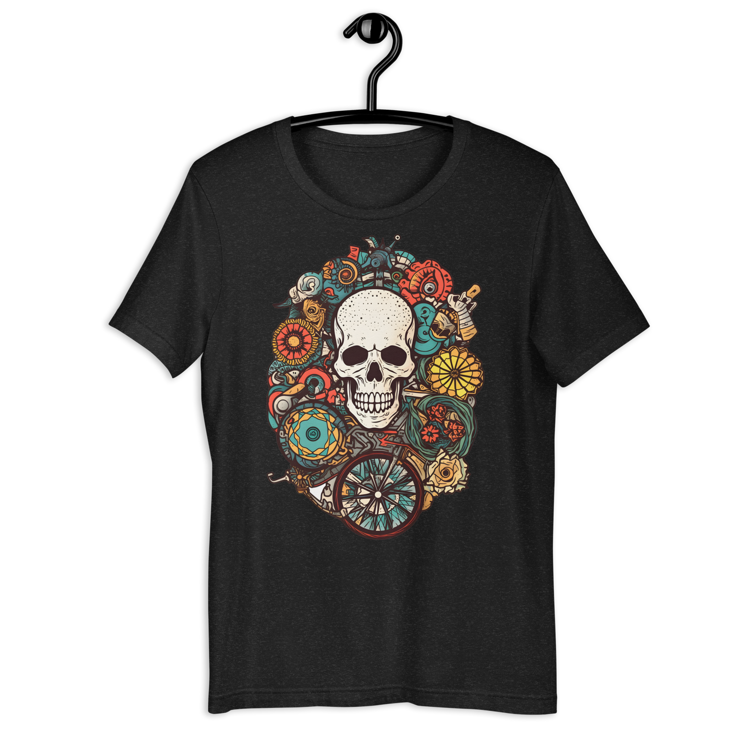 Cycle of life Skull Abstract Unisex t-shirt