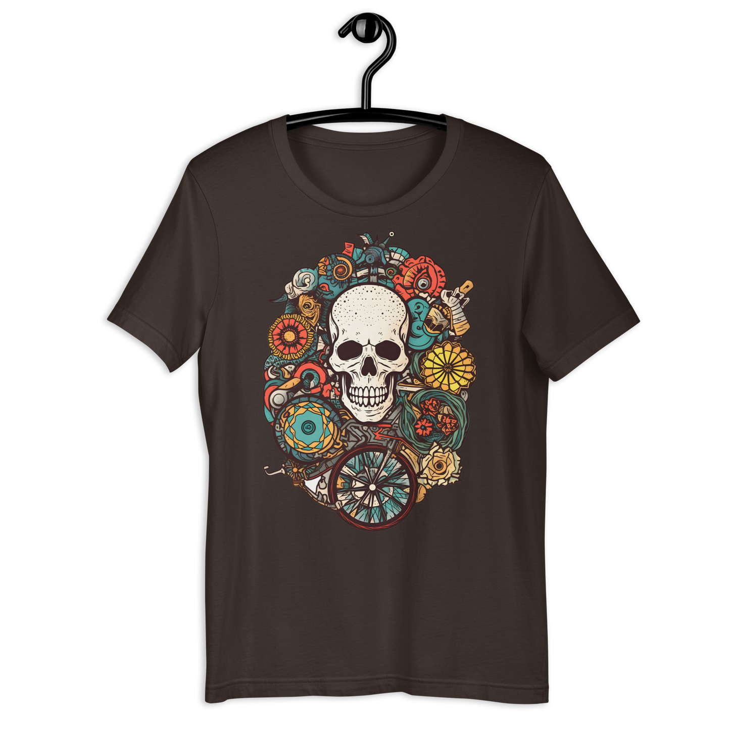 Cycle of life Skull Abstract Unisex t-shirt