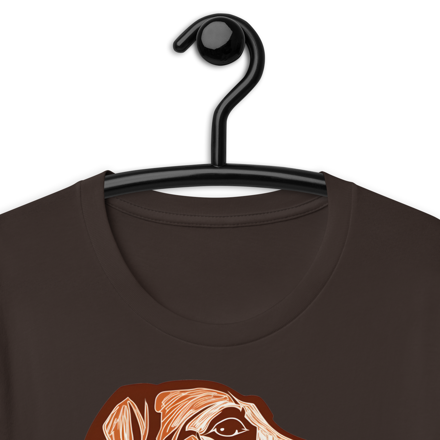 Dog cave-painting vector design Unisex t-shirt