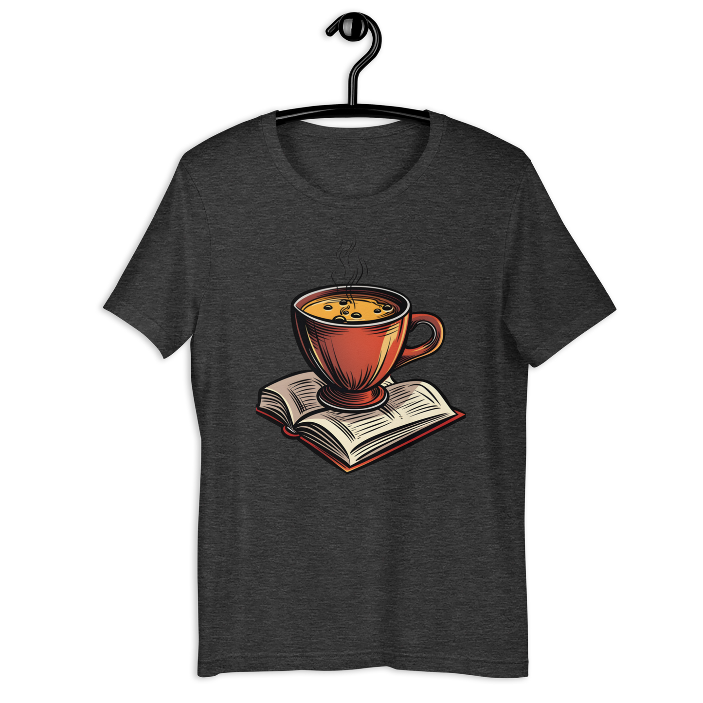 Coffee Book Time Unisex t-shirt