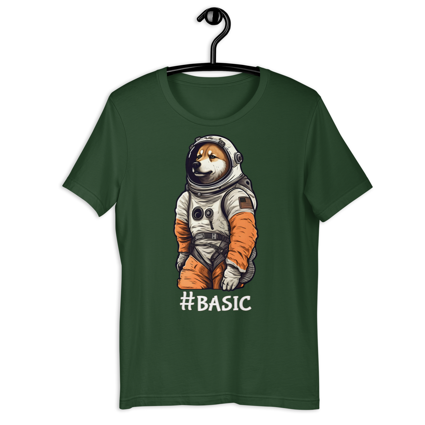 Basic Dog astronaut Unisex t-shirt