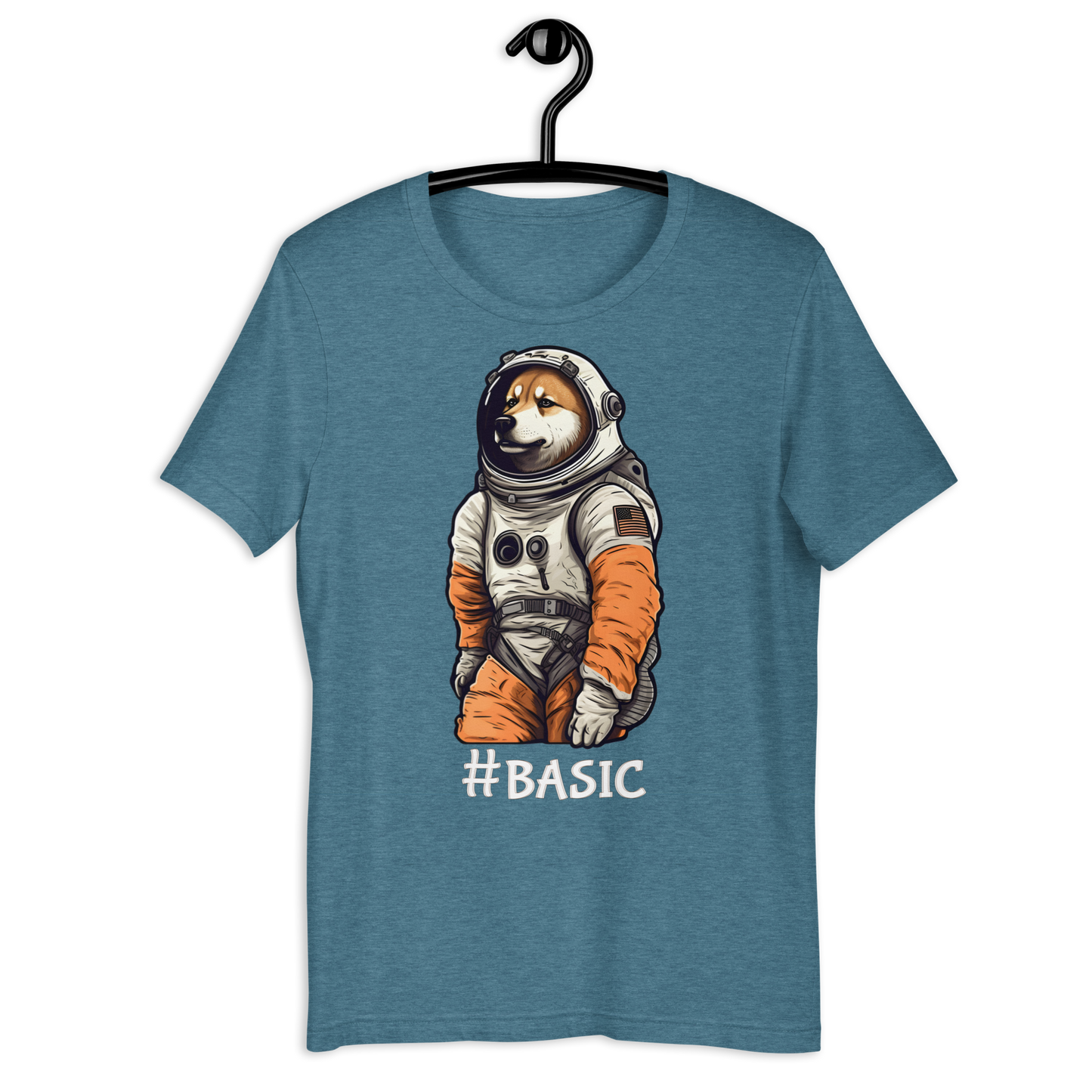 Basic Dog astronaut Unisex t-shirt