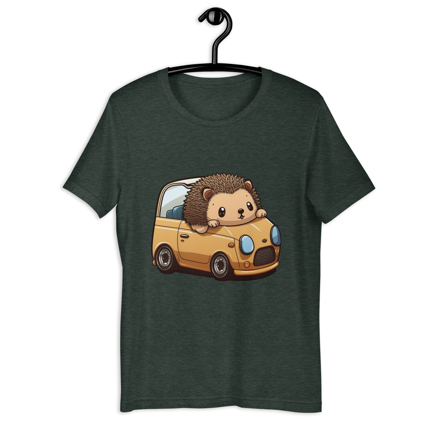 Hedgehog Rider cute Unisex t-shirt