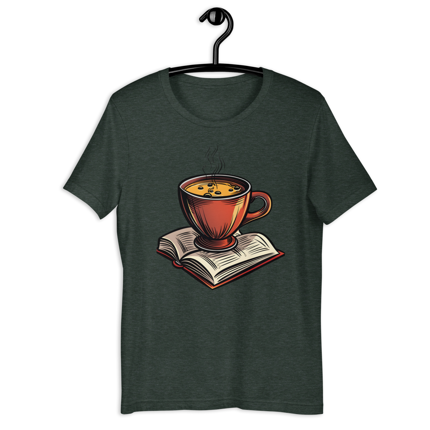 Coffee Book Time Unisex t-shirt