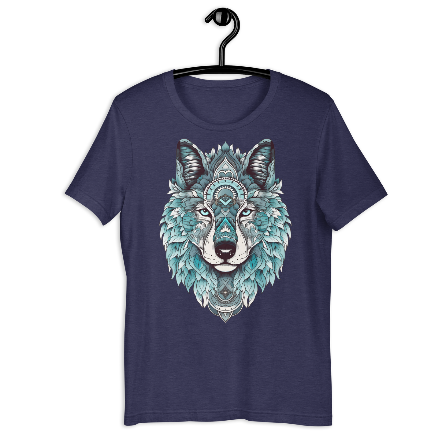 Wolf Wisdom Mandala Unisex t-shirt