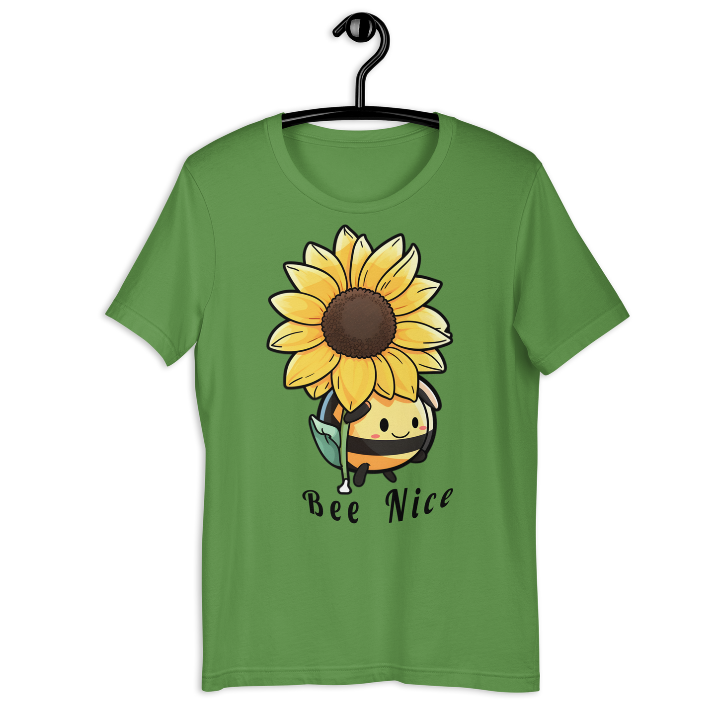 Cute Bee with a Sunflower Unisex t-shirt