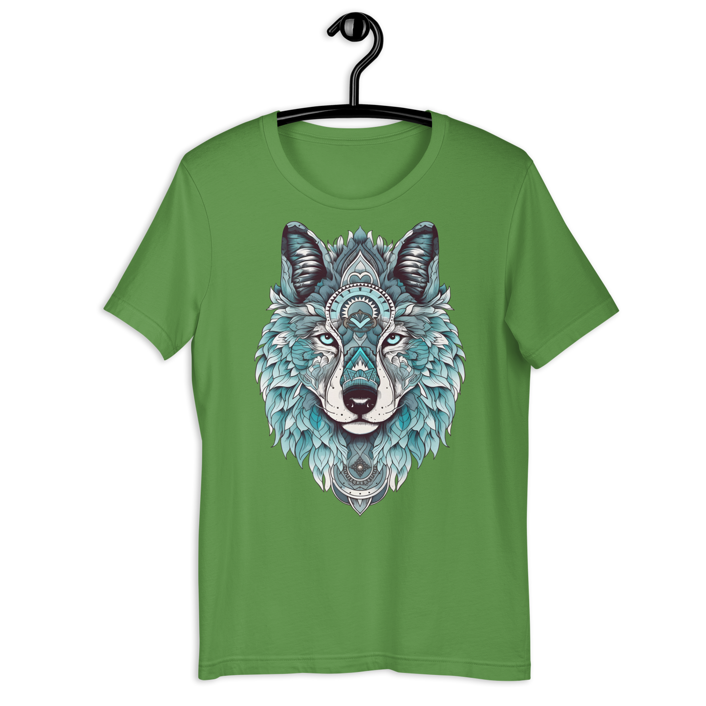 Wolf Wisdom Mandala Unisex t-shirt