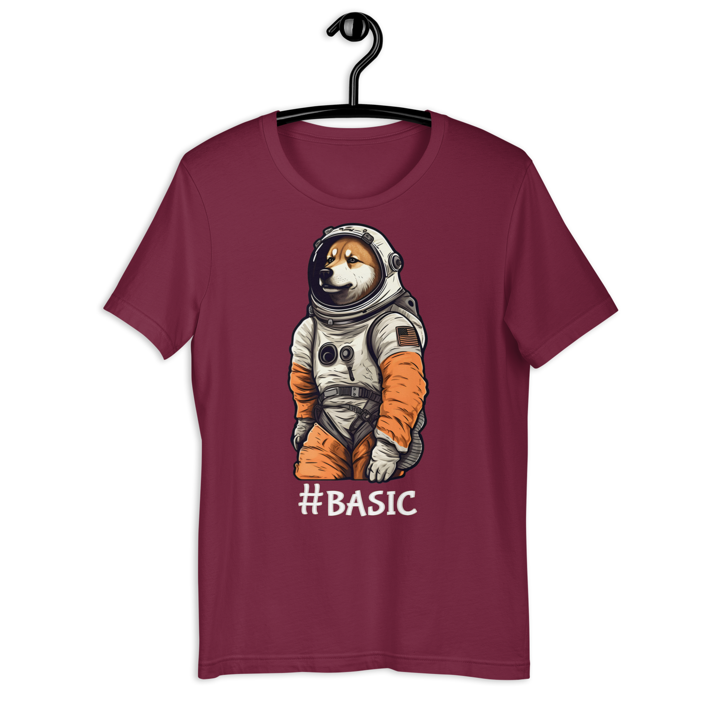 Basic Dog astronaut Unisex t-shirt