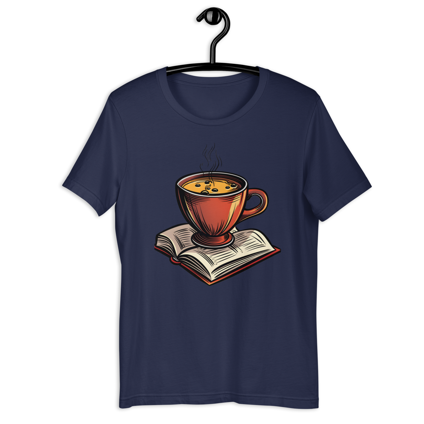 Coffee Book Time Unisex t-shirt