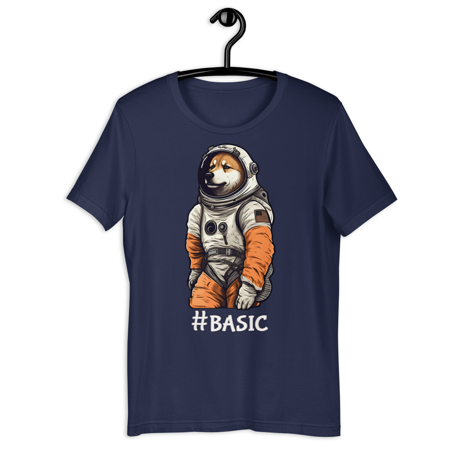 Basic Dog astronaut Unisex t-shirt