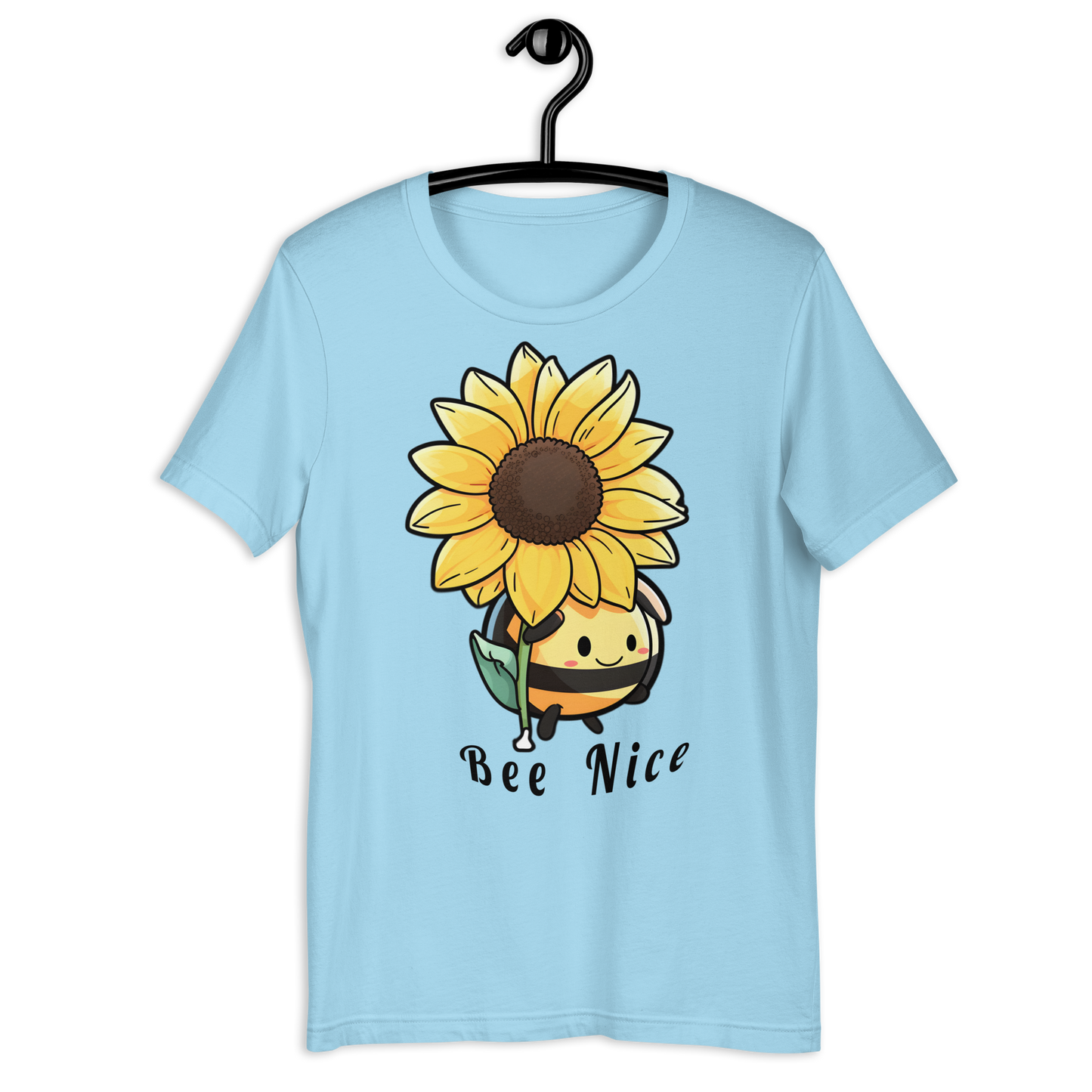 Cute Bee with a Sunflower Unisex t-shirt