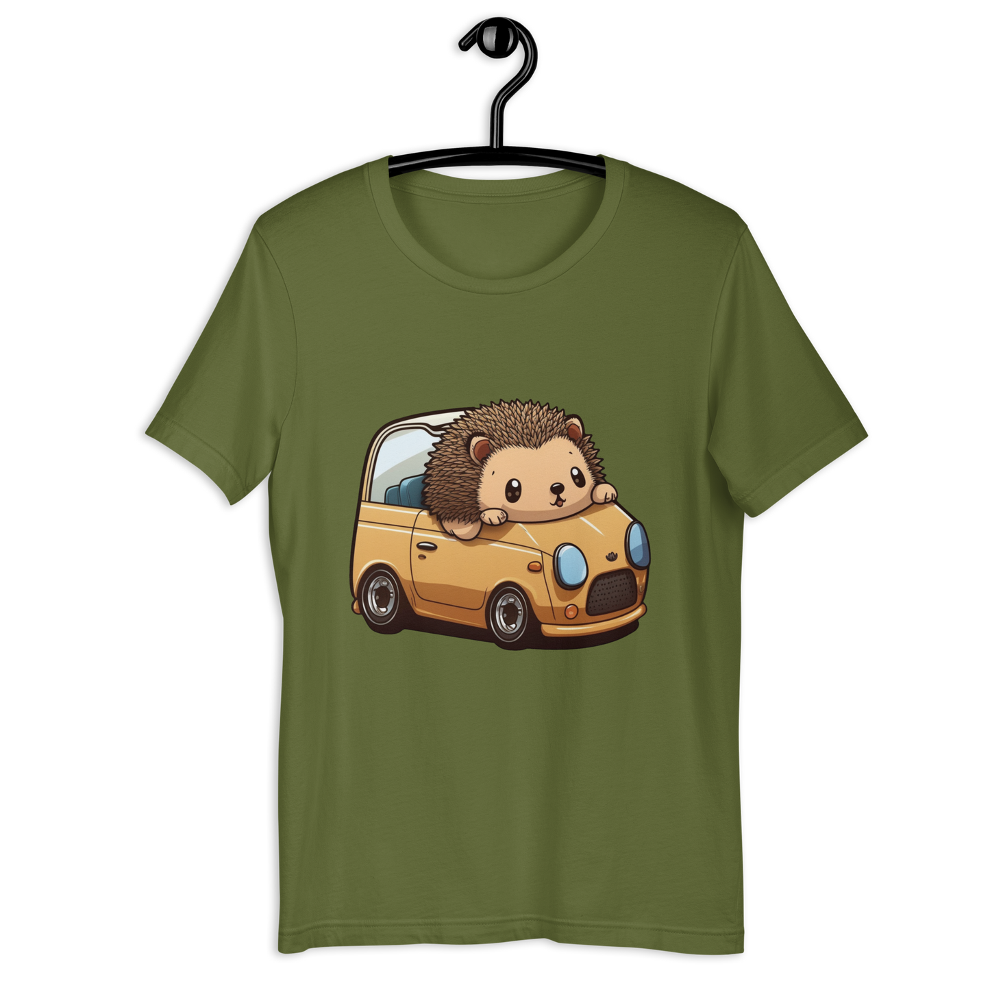 Hedgehog Rider cute Unisex t-shirt