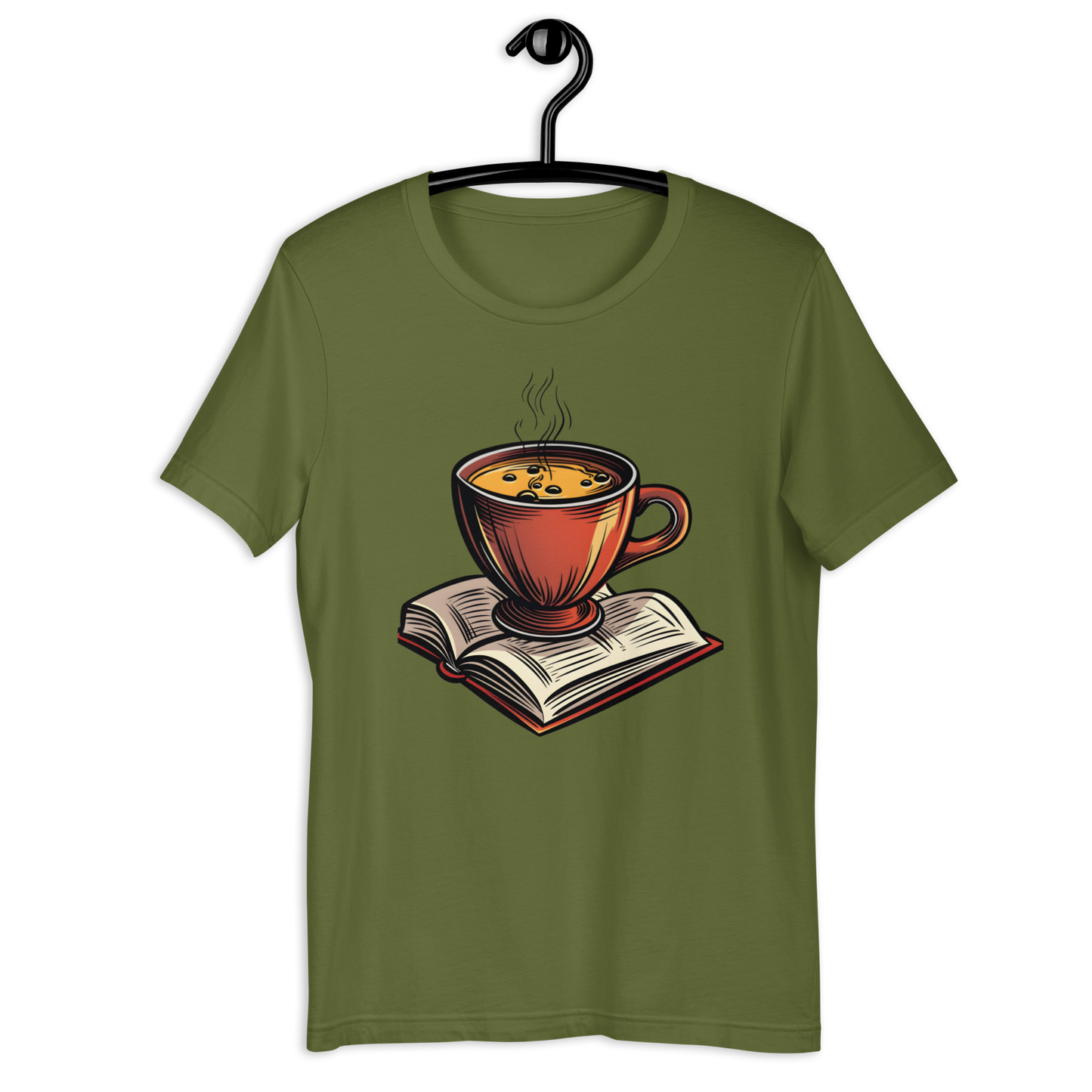 Coffee Book Time Unisex t-shirt