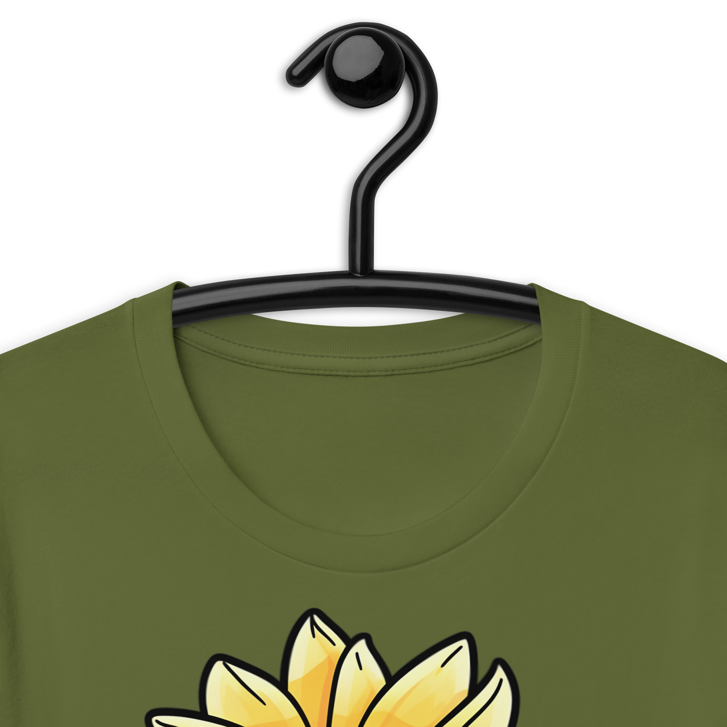 Cute Bee with a Sunflower Unisex t-shirt