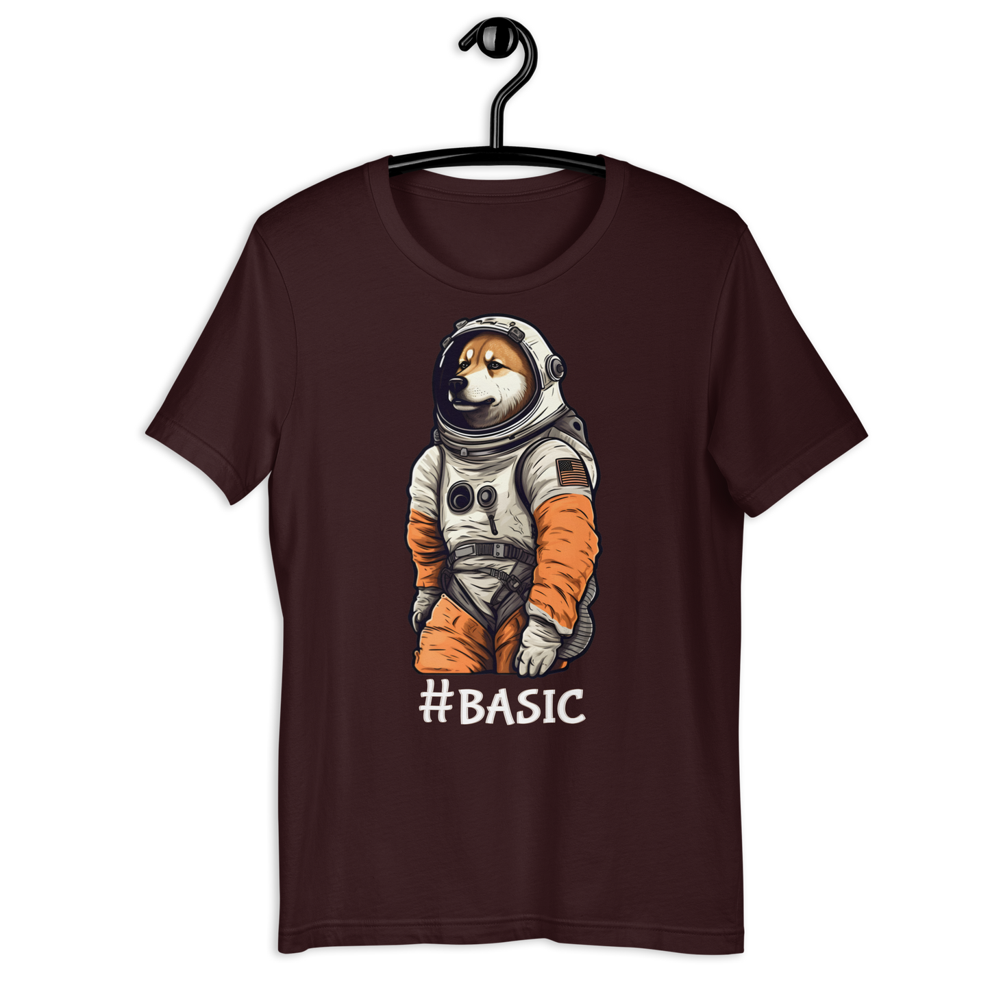 Basic Dog astronaut Unisex t-shirt