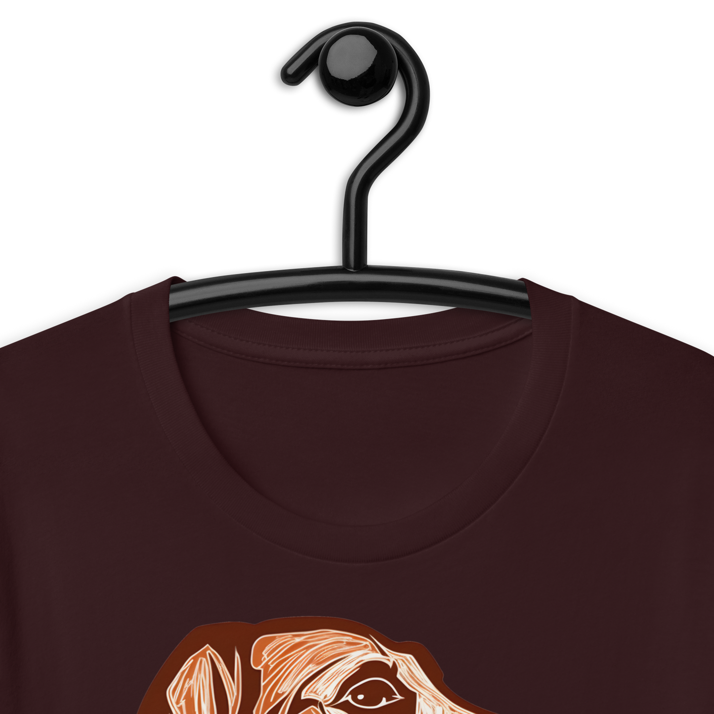 Dog cave-painting vector design Unisex t-shirt