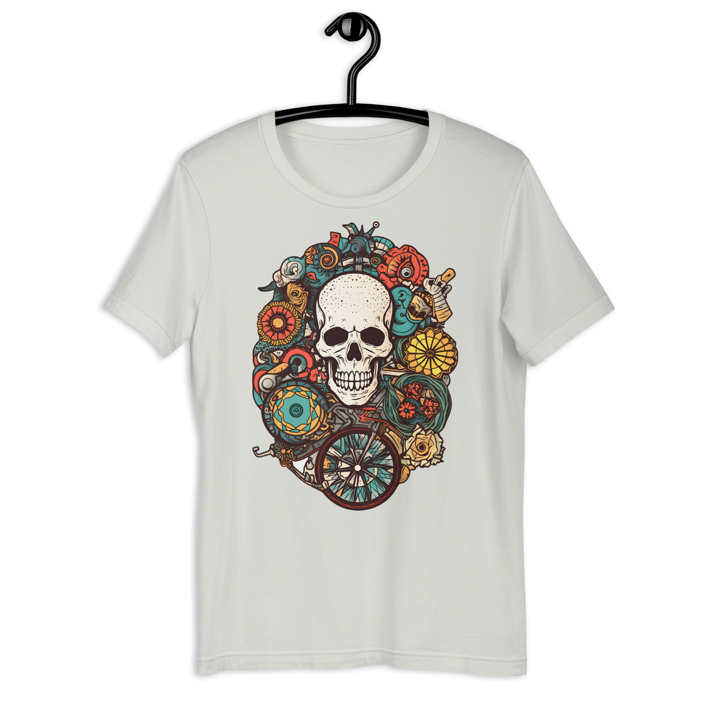 Cycle of life Skull Abstract Unisex t-shirt