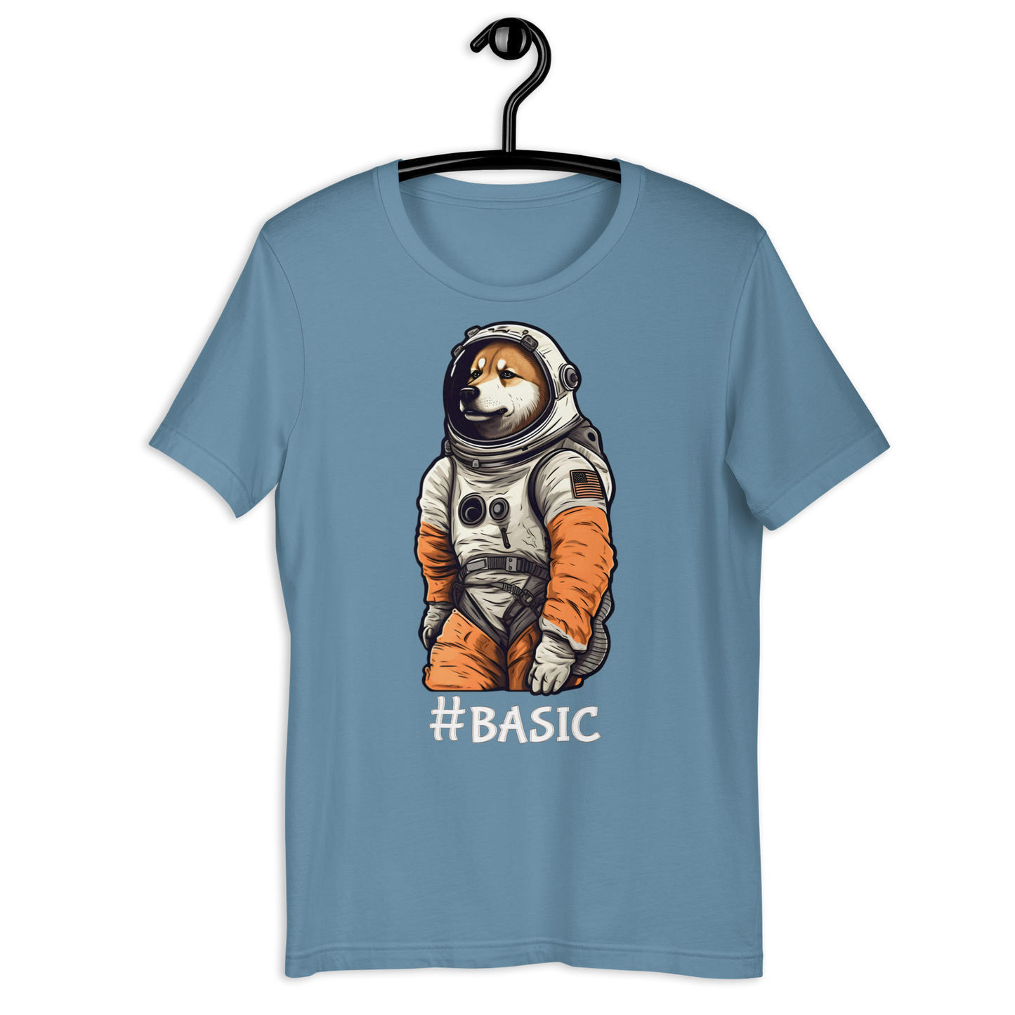 Basic Dog astronaut Unisex t-shirt